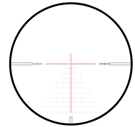 Mira telescópica Hawke Frontier 5-25X56 SF: FFP Mil Pro (25x)