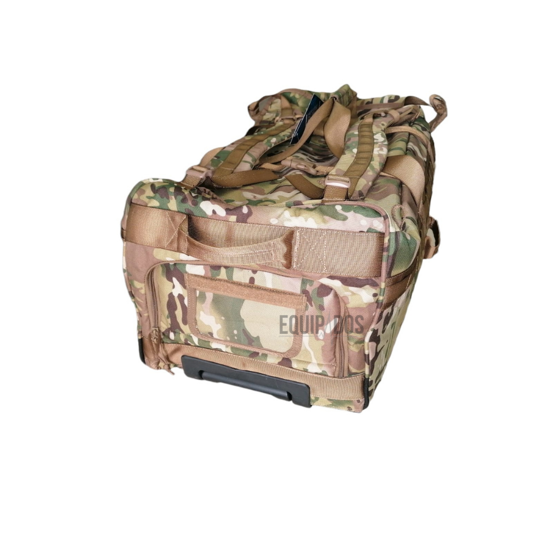 Bolso de transporte militar con ruedas Multicam