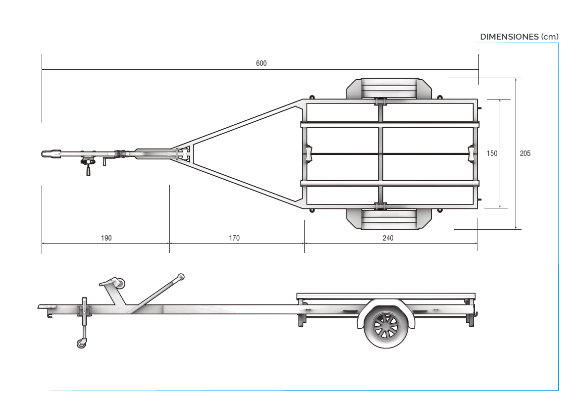 Trailer Lancha Nuevaera Marine NE-590