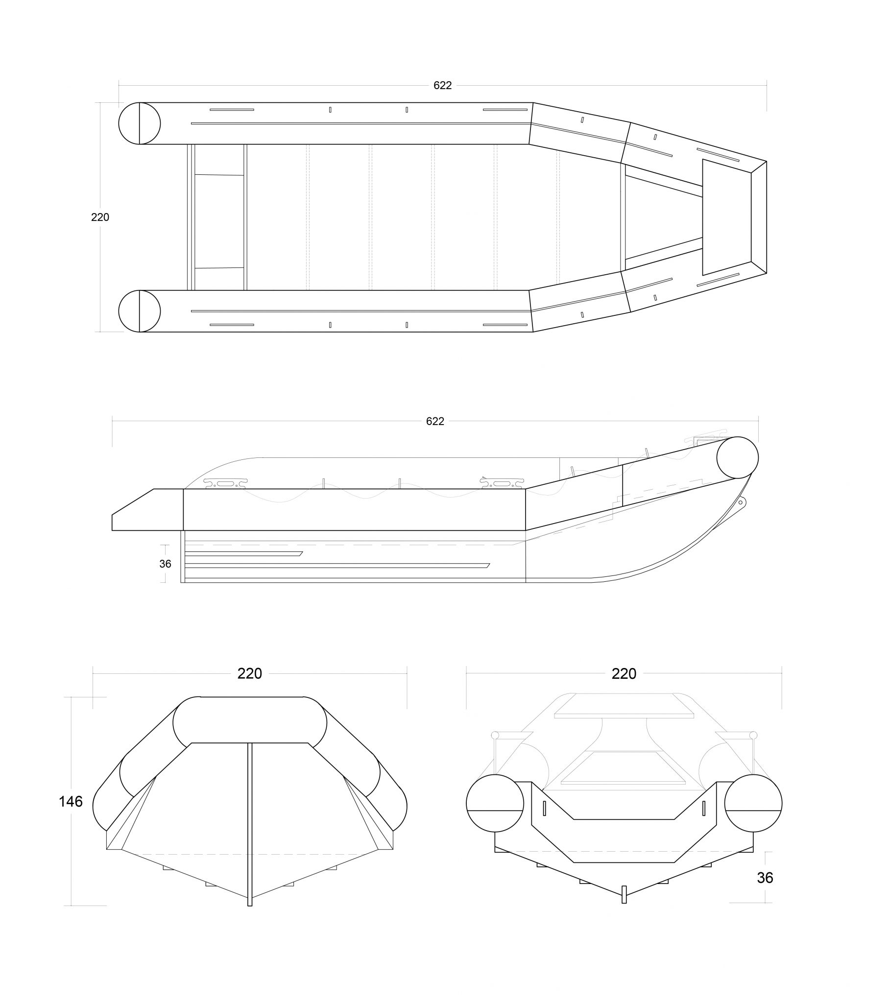 Lancha Nuevaera Marine NE-622