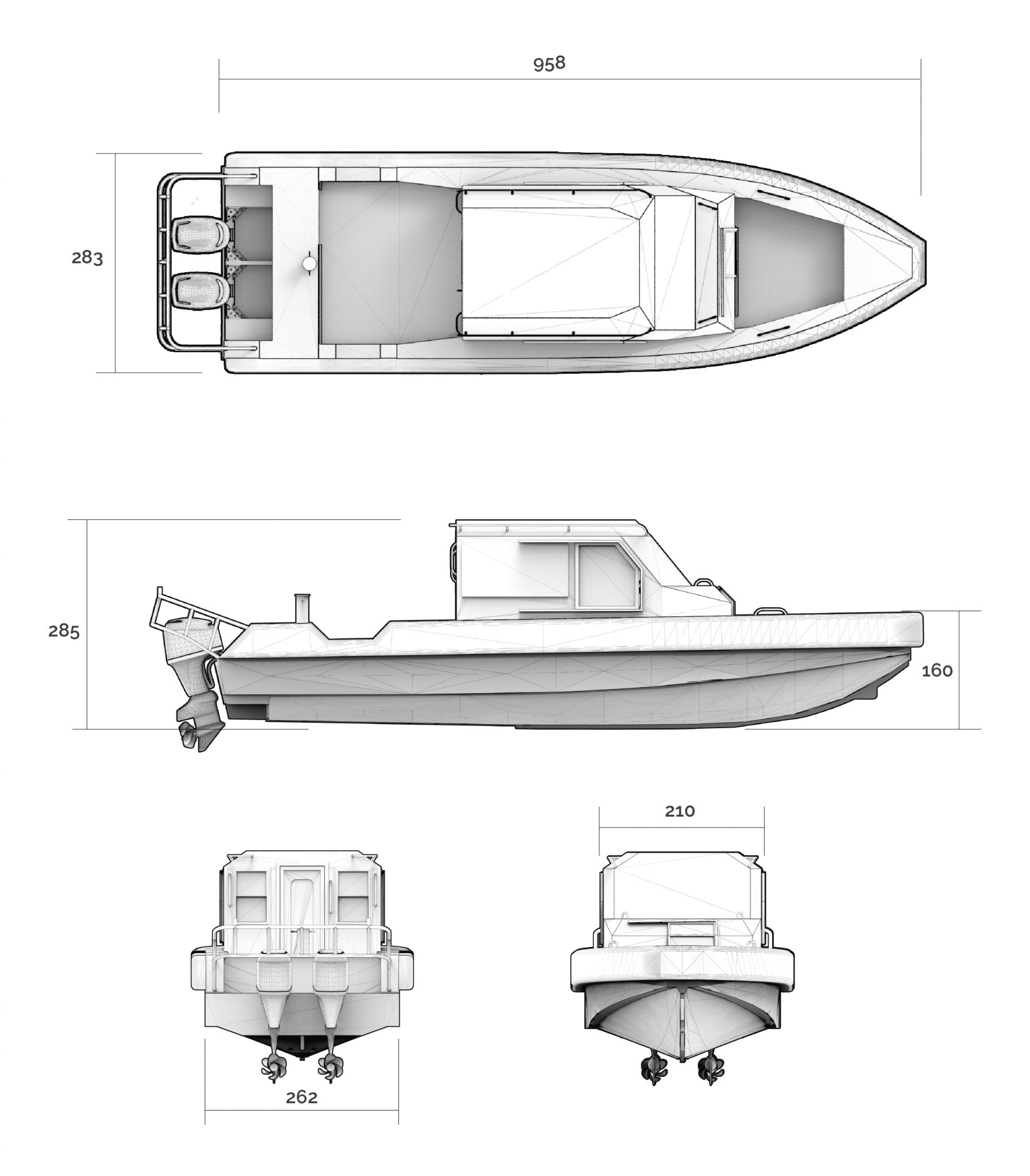 Lancha Nuevaera Marine NE-32´