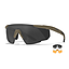 Lente Saber Advanced New Model 308T 3 micas marco TAN WileyX