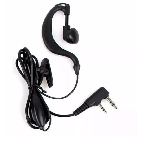 Micrófono Manos Libre Simple Ptt para radios Baofeng Wouxun Kenwood