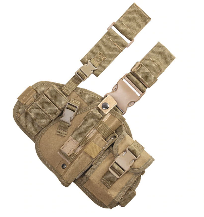 Holster muslera de pistola con pouch molle