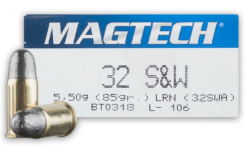 Bala .32 S&amp;W Short 5,50 g. (85 gr.) Magtech