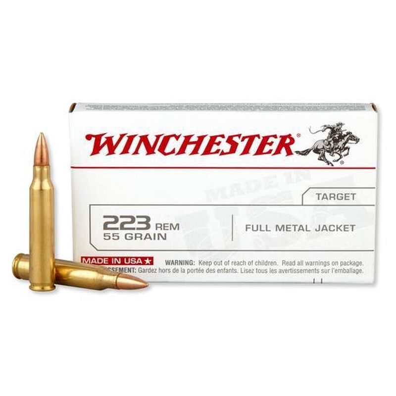 Bala .223 Rem FMJ LC 3,56 g. (55 gr.) Winchester