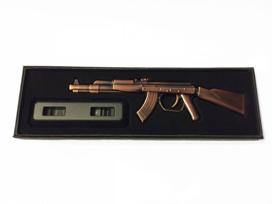 Encendedor Fusil AK-47 con base
