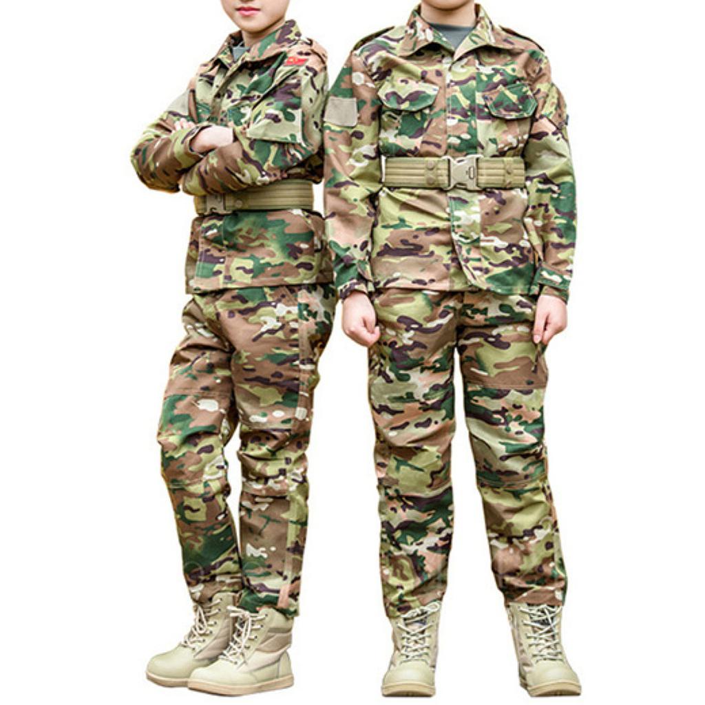 Tenida militar para niños Multicam