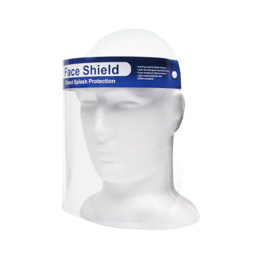 Protector facial contra salpicaduras
