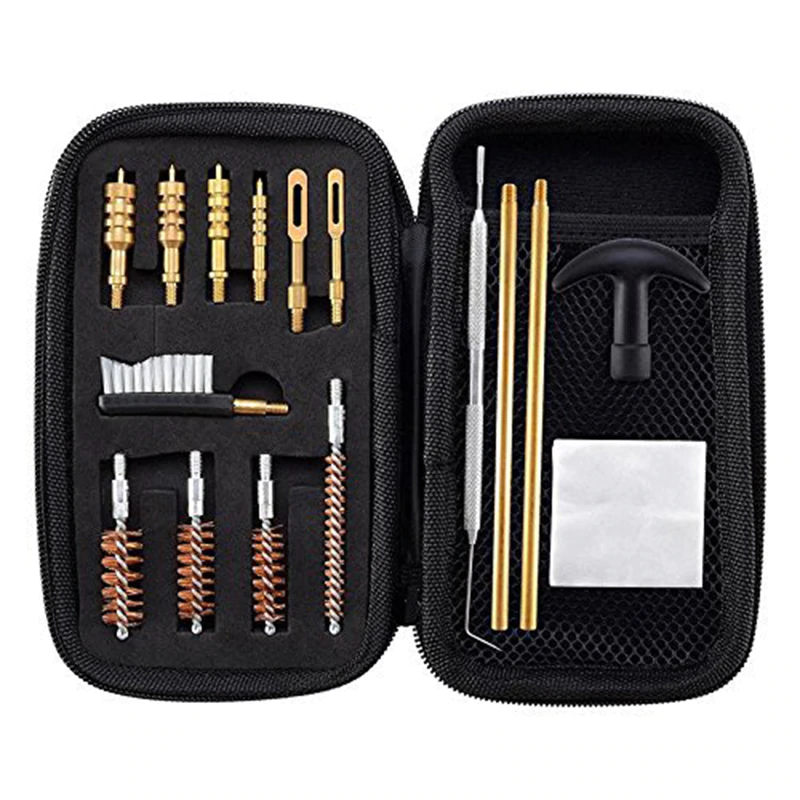 Kit de limpieza para armas cortas con estuche