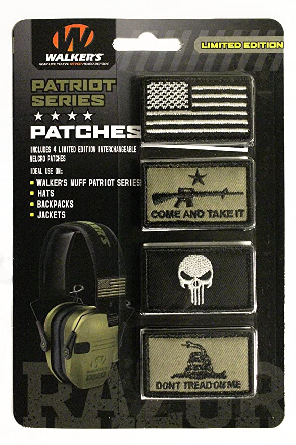 Set parches 4 uds. Edición Limitada Patriot Series Walker's