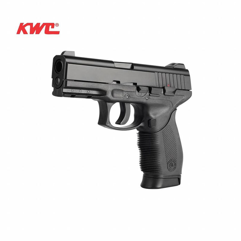 Pistola CO2 Balín de acero KWC Mod. TAURUS PT 24 ver. slide de polímero