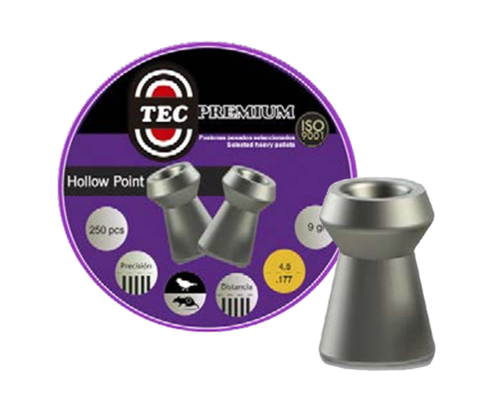Postón TEC Premium Hollow 4.5 mm 9 gr. (250 uds.)