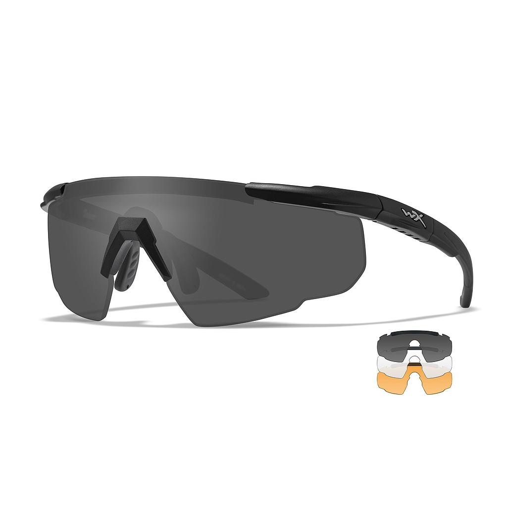 Lente Saber Advanced New Model 308 3 micas marco BLACK WileyX