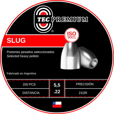Postón TEC Premium 5.5 mm 18,13 gr. Lata (250 uds.)