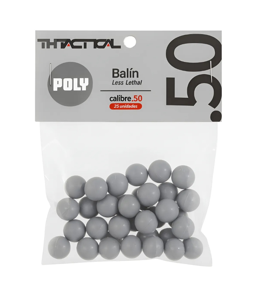 Balines de Goma HEAVY g. Cal .50 TH Tactical 25 unidades