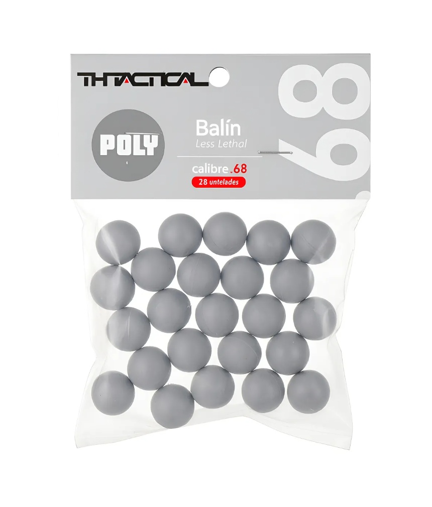 Balines de Goma HEAVY g. Cal .68 TH Tactical 25 unidades