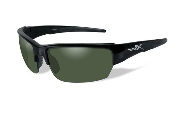 Lente Saint WileyX Pol Green Lens/Gloss Black Frame