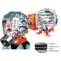 Máscara de evacuación facial completa protector contra partículas